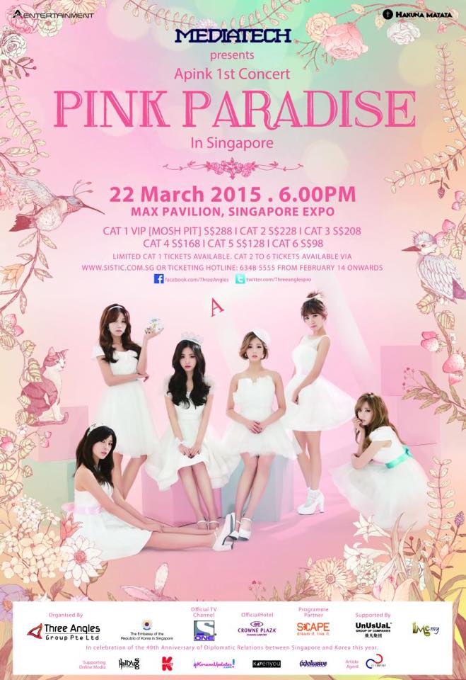 A Pink 1st Concert Pink Paradise in Singapore! - KAvenyou.com