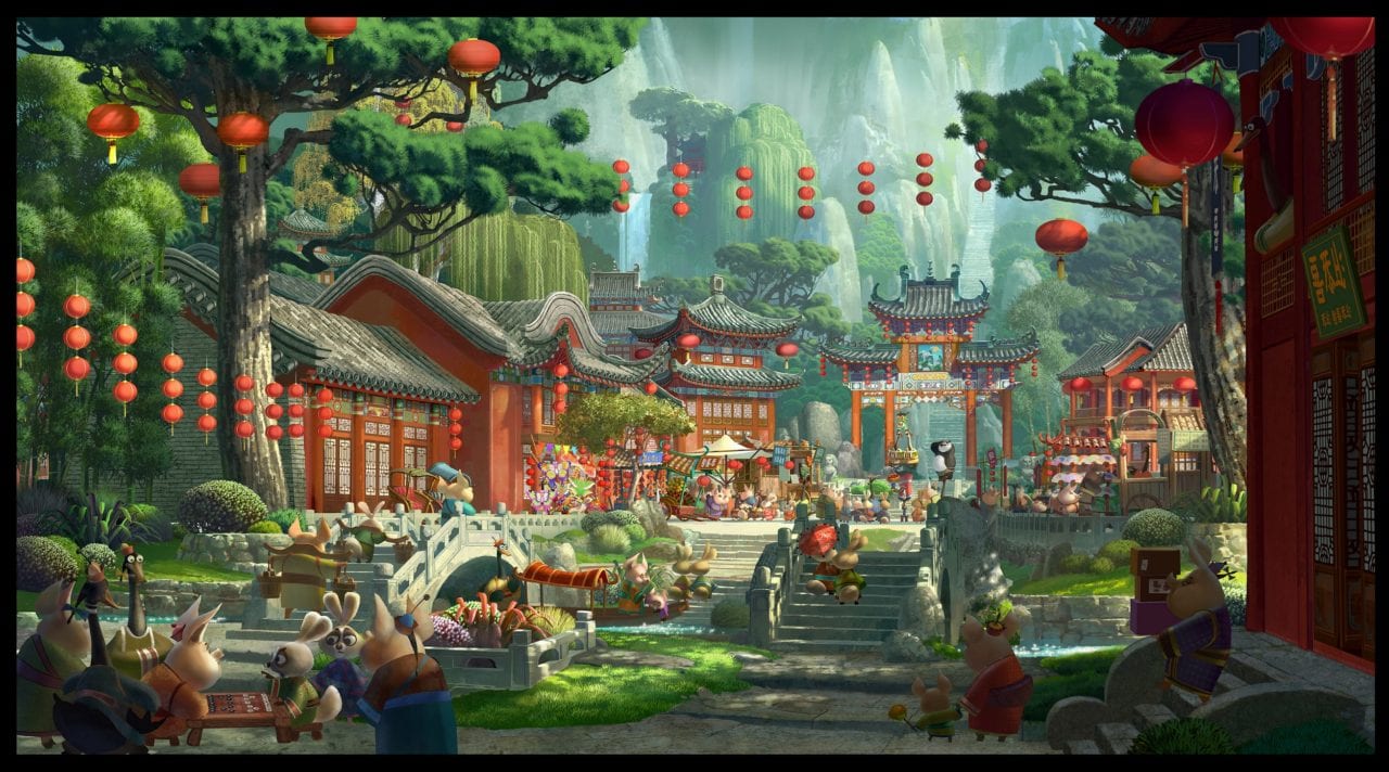 Kung Fu Panda (2008) by artist Richie Sacilioc © 2014 DreamWorks Animation LLC. All Rights Reserved