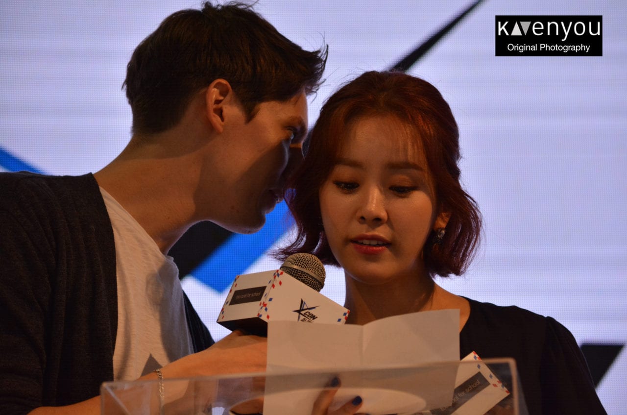 Han Ji Min and Fabien Yoon- KCON Paris