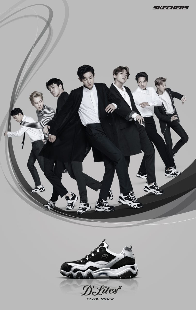 US dollar Conventie Kolonisten SWAG CHECK] Korean boy band EXO are ambassadors of the new Skechers D'Lites  2! - KAvenyou.com