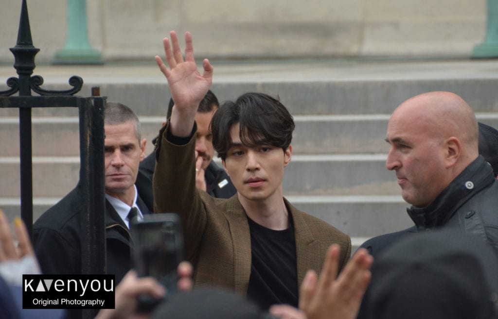 Lee Dong Wook at Paris Fashion Week