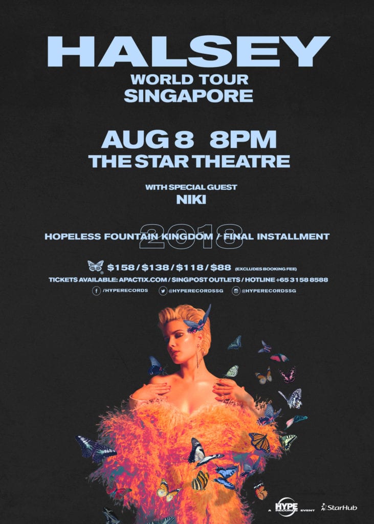 [EVENT] Halsey Hopeless Fountain Kingdom World Tour Singapore 2018