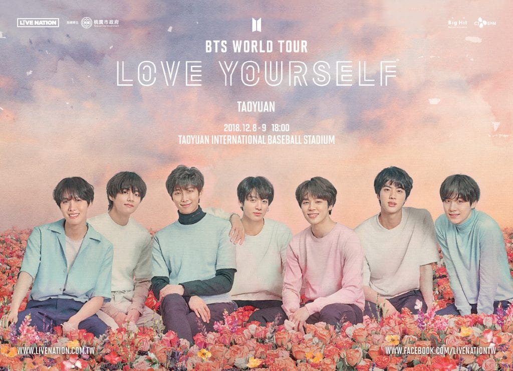 bts love yourself world tour in taiwan