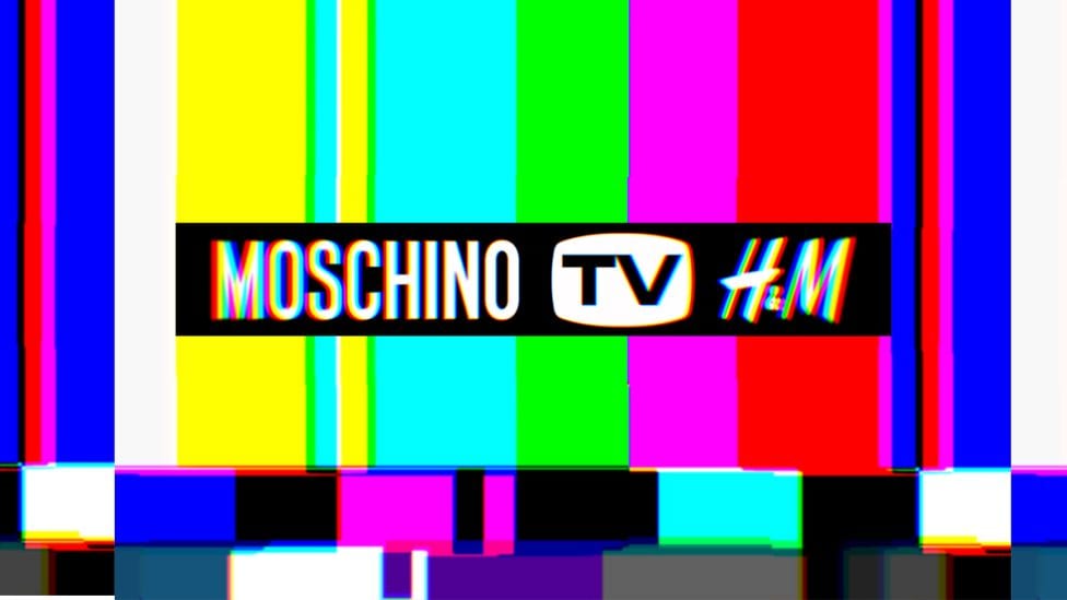 moschino tv h&m collaboration