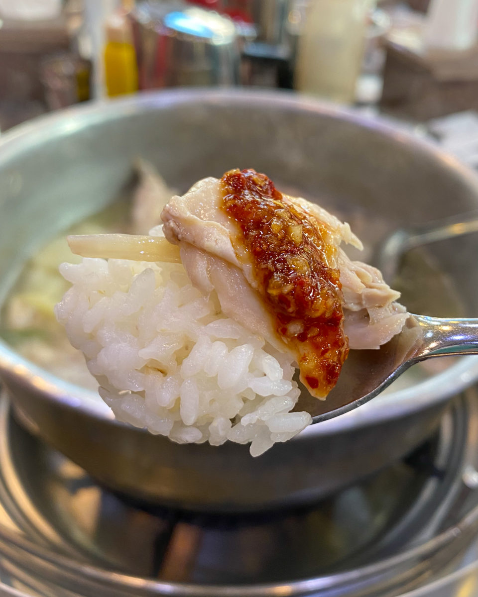 Dakhanmari 닭한마리 korean boiled chicken chilli sauce