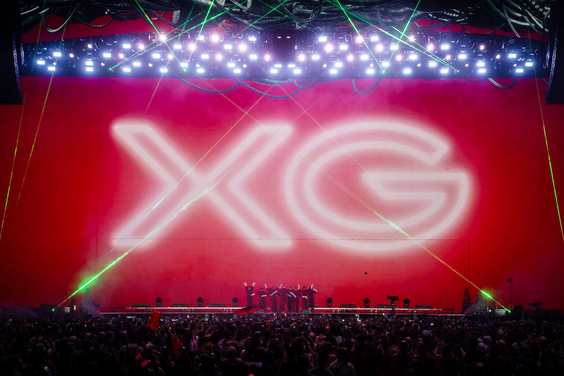 XG Heats Up Coachella 2025 In All Red With Viral Week 2 Set 