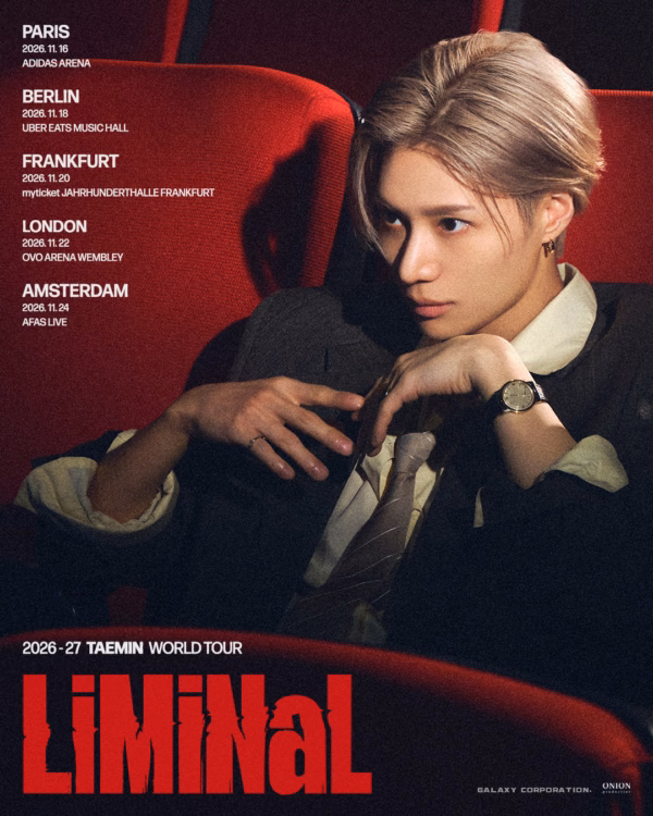 Taemin Europe Tour poster